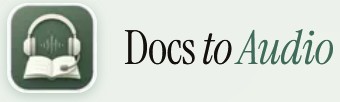 Docs To Audio v. 1.0