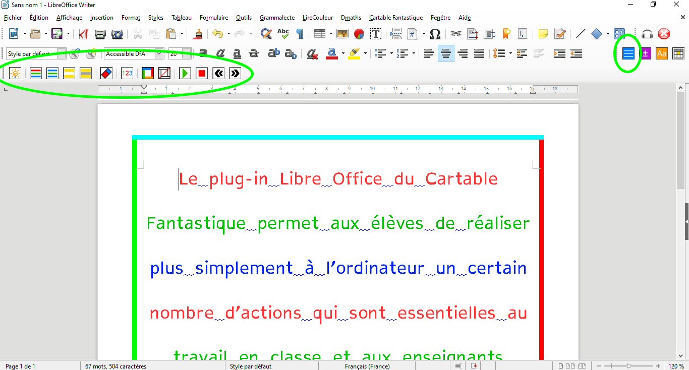 Le Cartable Fantastique - Extension LibreOffice v. 2.0