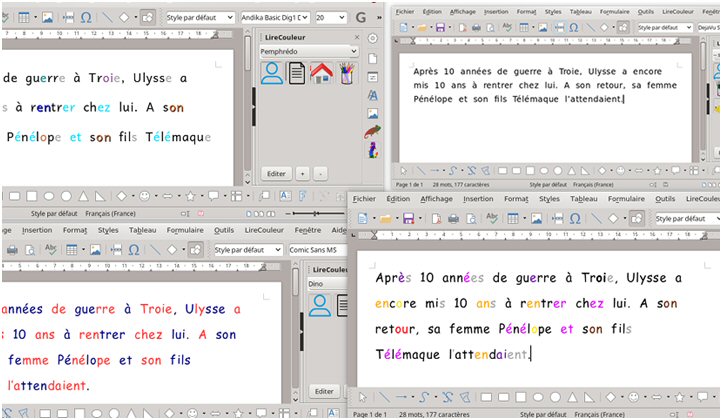 LireCouleur - Extension LibreOffice v. 5.0